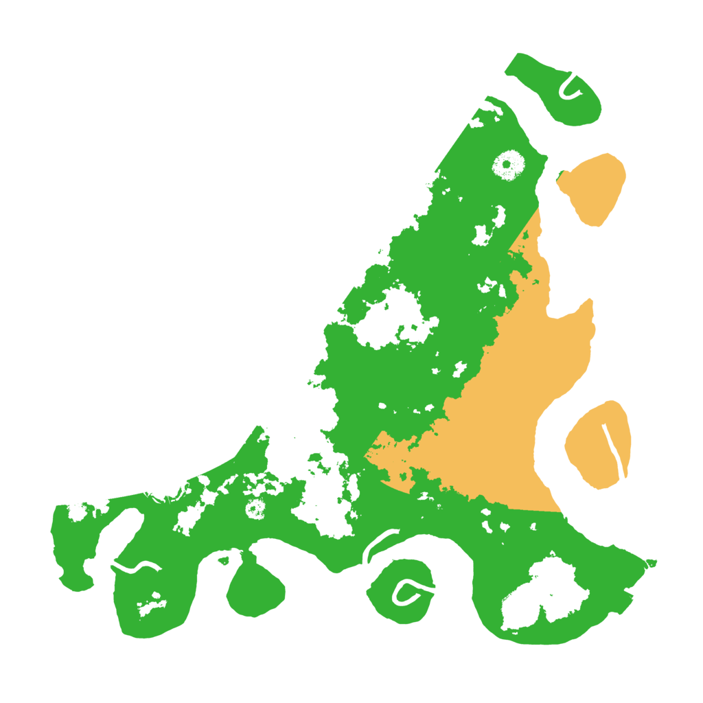 Biome Rust Map: Procedural Map, Size: 3500, Seed: 425551502