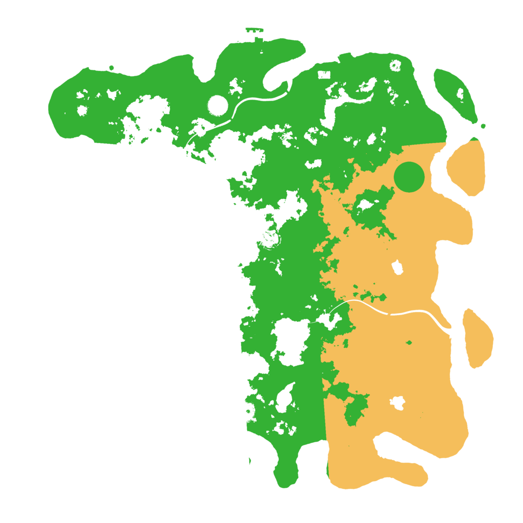 Biome Rust Map: Procedural Map, Size: 4500, Seed: 1368673024