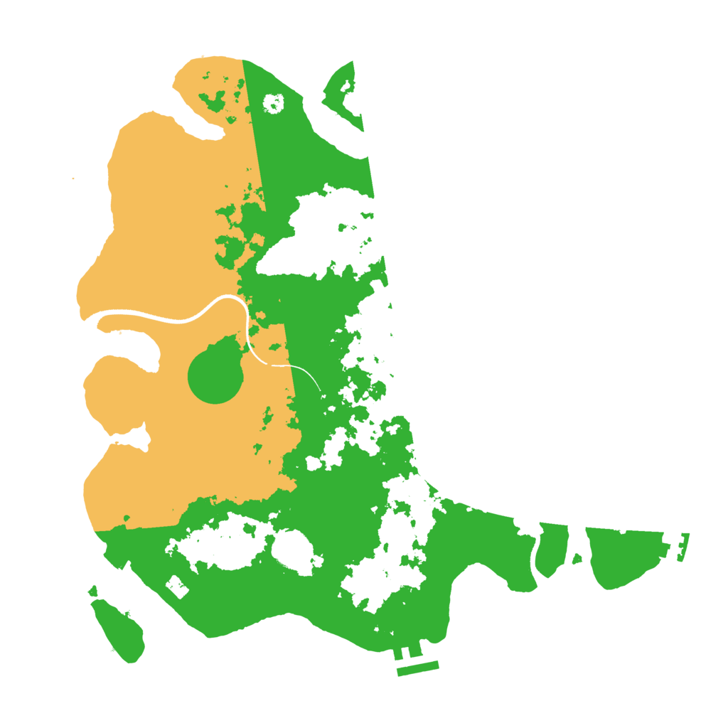 Biome Rust Map: Procedural Map, Size: 3500, Seed: 967713901