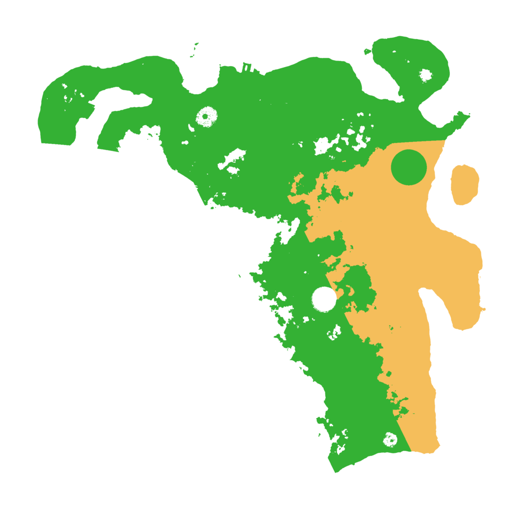 Biome Rust Map: Procedural Map, Size: 3850, Seed: 22943