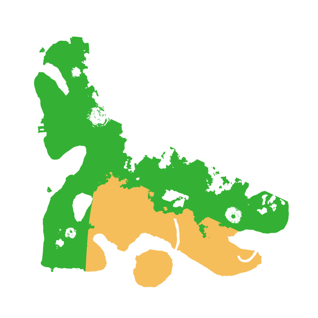 Biome Rust Map: Procedural Map, Size: 3000, Seed: 7000