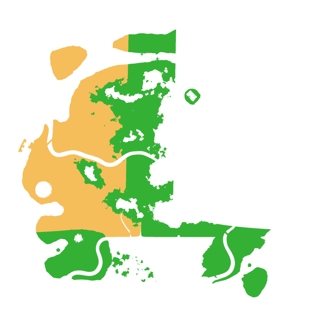 Biome Rust Map: Procedural Map, Size: 3400, Seed: 662062998