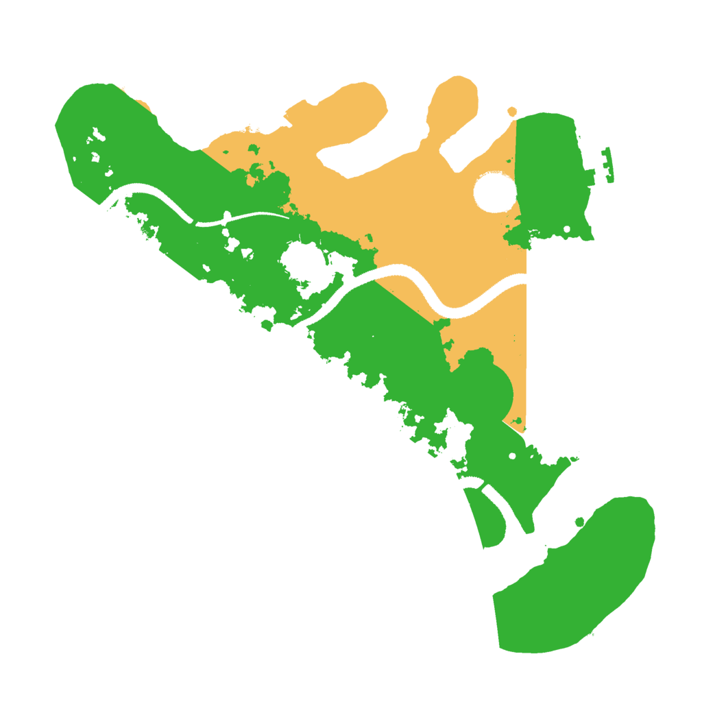 Biome Rust Map: Procedural Map, Size: 3000, Seed: 1091747833