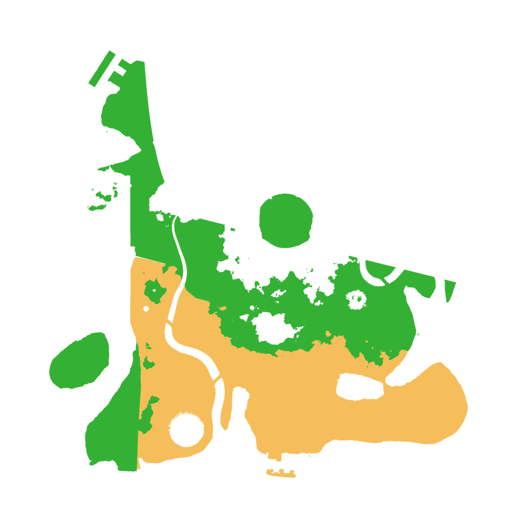 Biome Rust Map: Procedural Map, Size: 2700, Seed: 2027917838