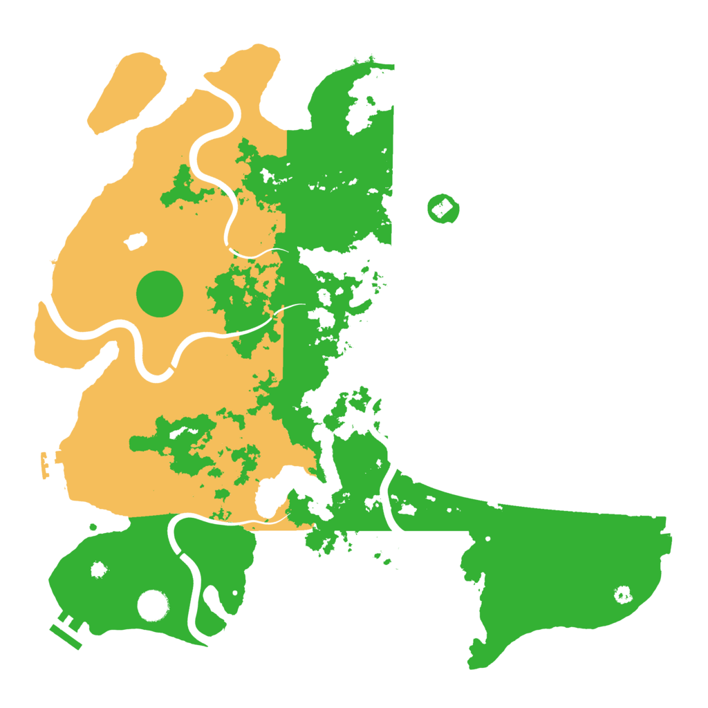 Biome Rust Map: Procedural Map, Size: 4000, Seed: 215154