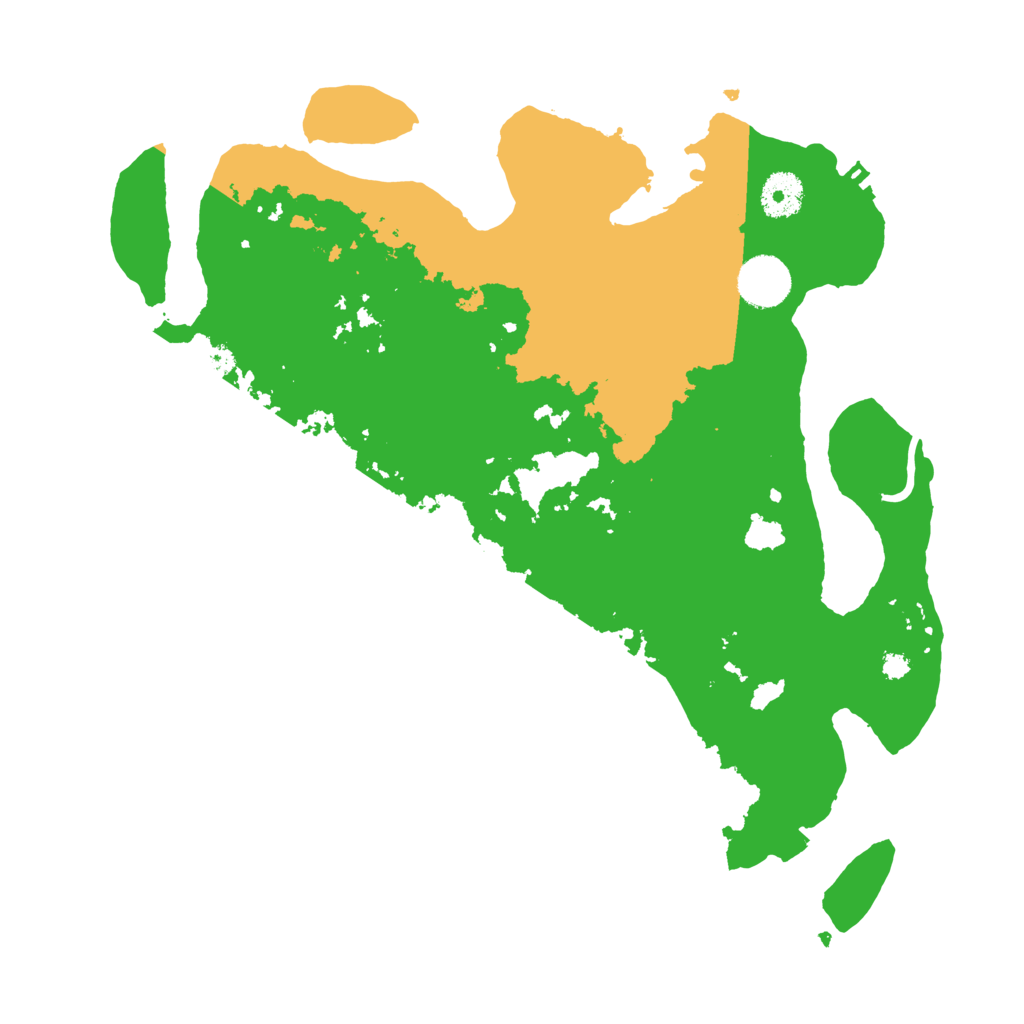 Biome Rust Map: Procedural Map, Size: 3500, Seed: 1148040310