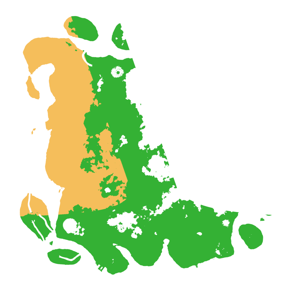 Biome Rust Map: Procedural Map, Size: 3800, Seed: 401540393