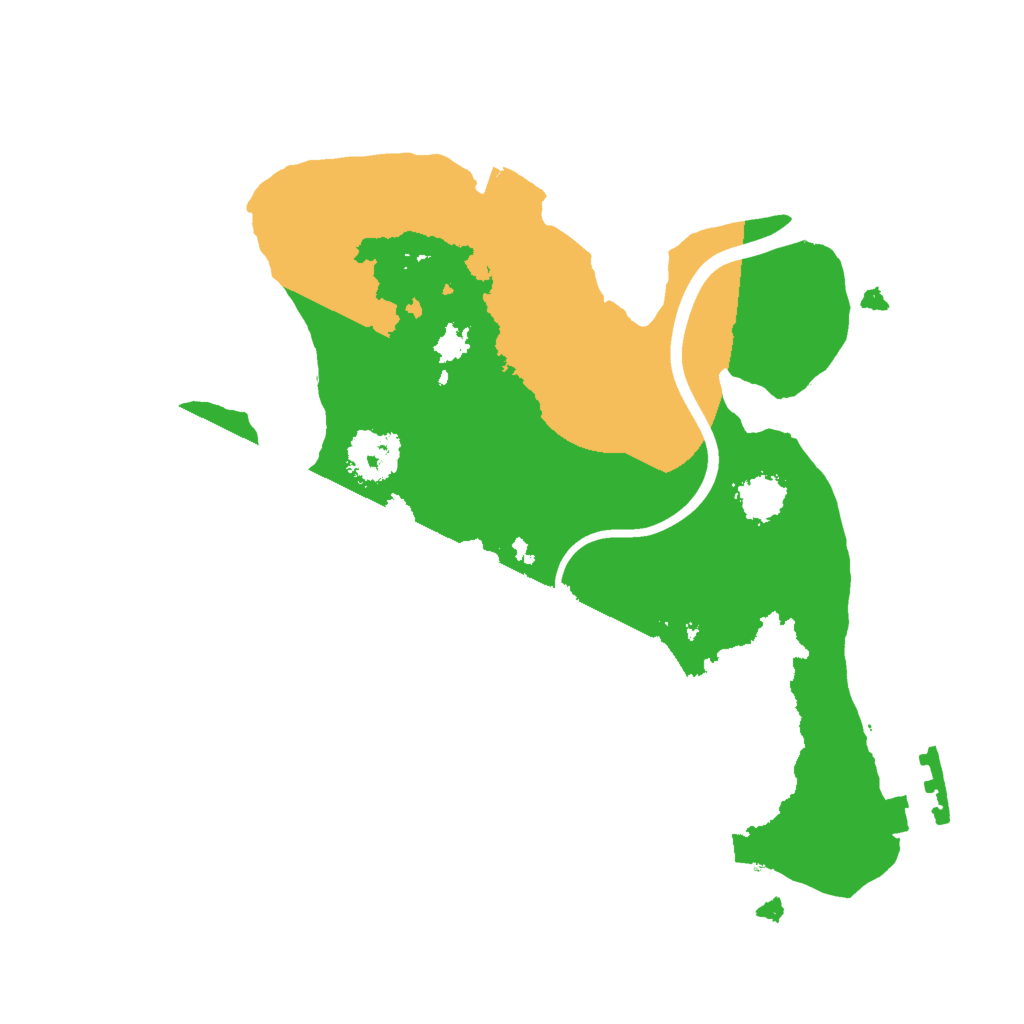 Biome Rust Map: Procedural Map, Size: 2000, Seed: 1467879078