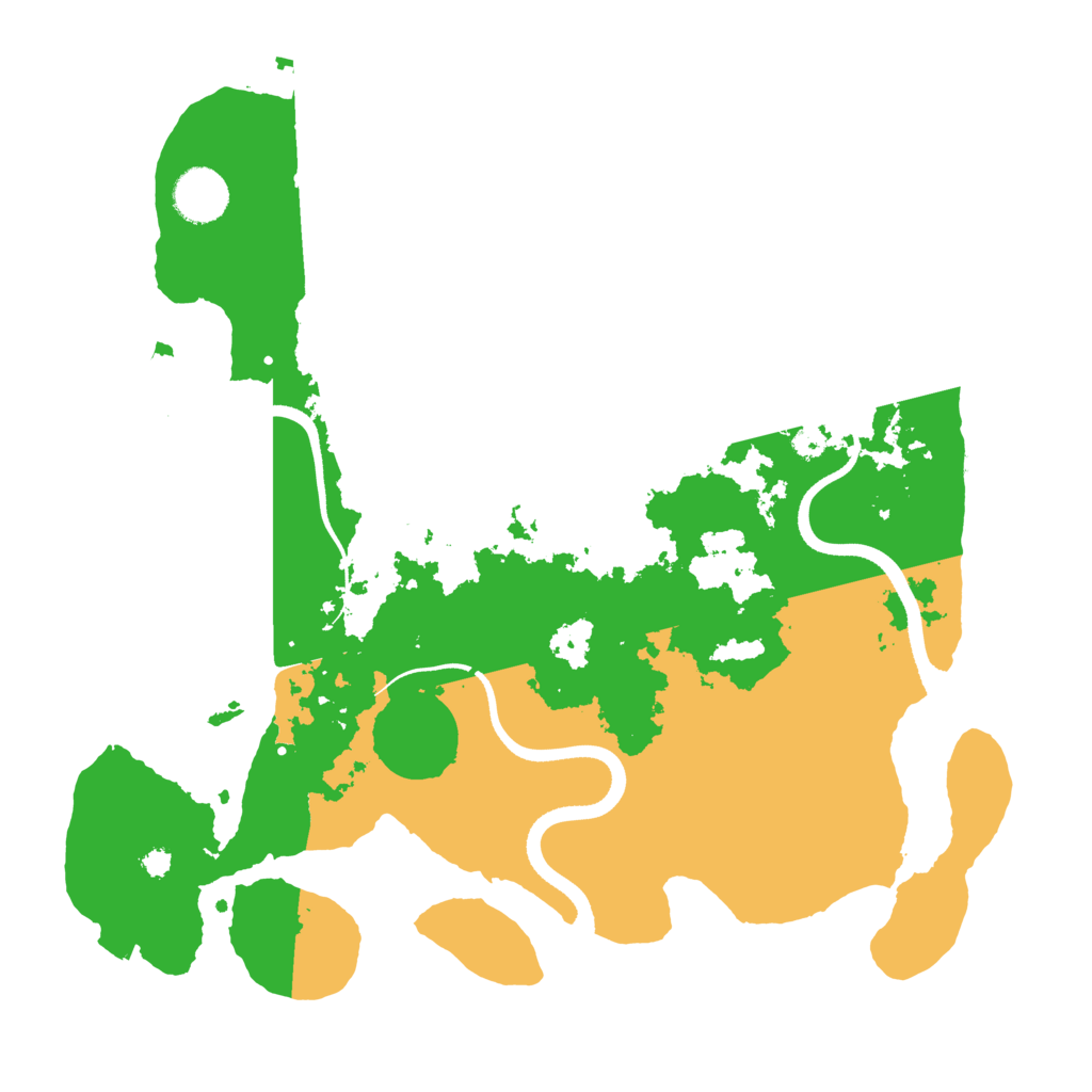 Biome Rust Map: Procedural Map, Size: 3500, Seed: 777584231
