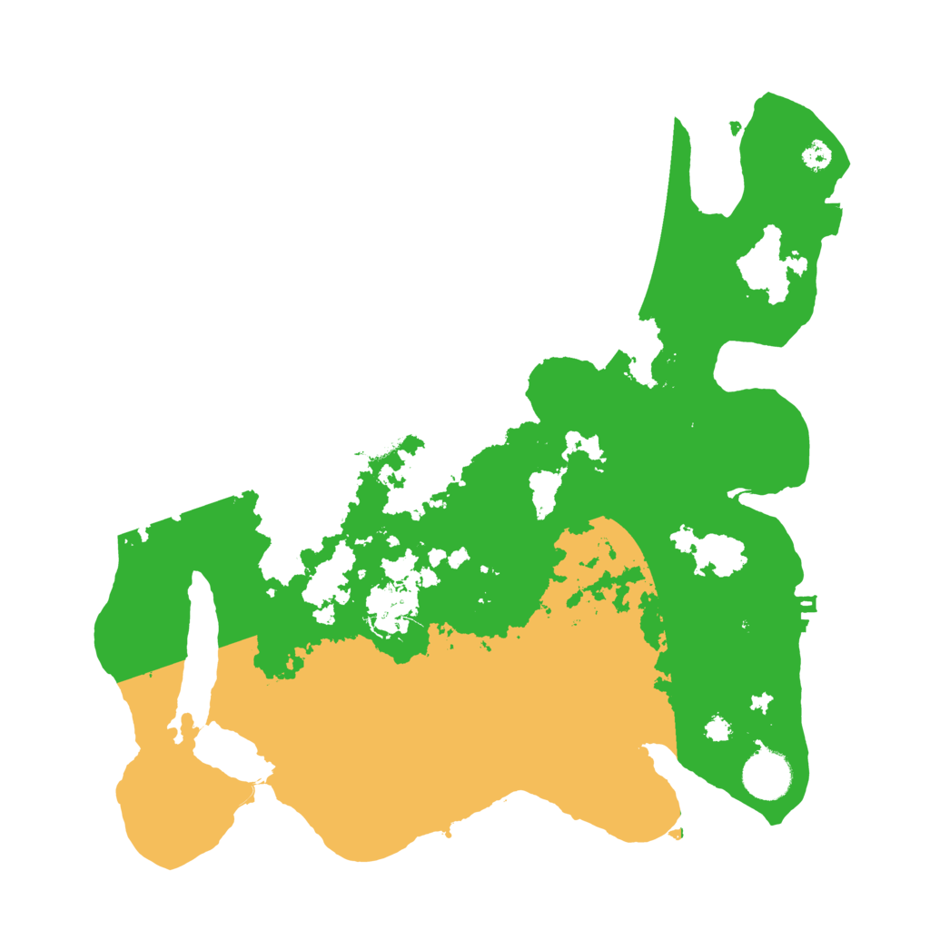 Biome Rust Map: Procedural Map, Size: 3350, Seed: 1288244254
