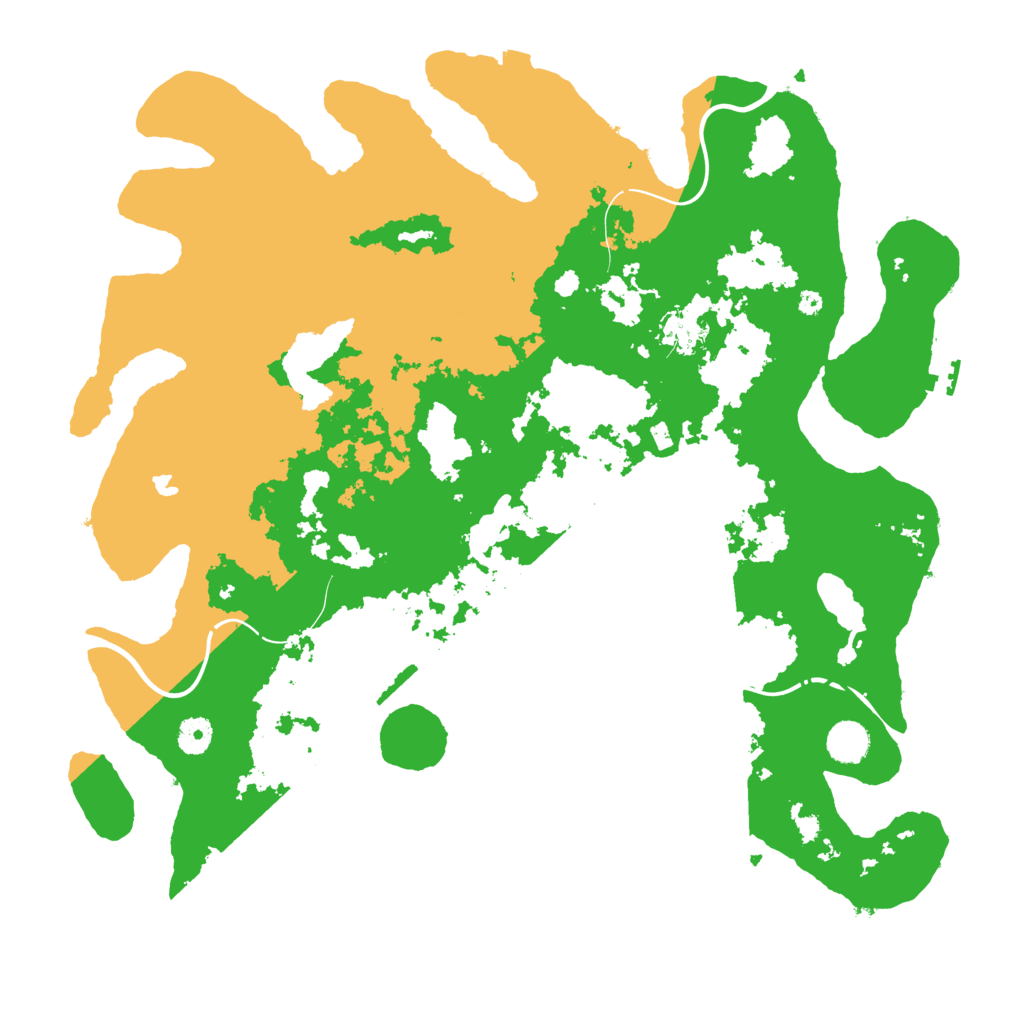 Biome Rust Map: Procedural Map, Size: 4250, Seed: 5579