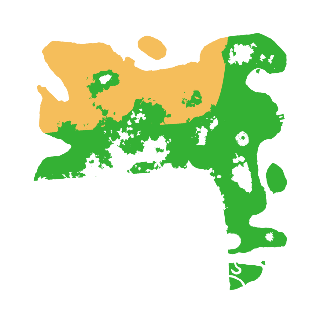 Biome Rust Map: Procedural Map, Size: 3500, Seed: 754190296