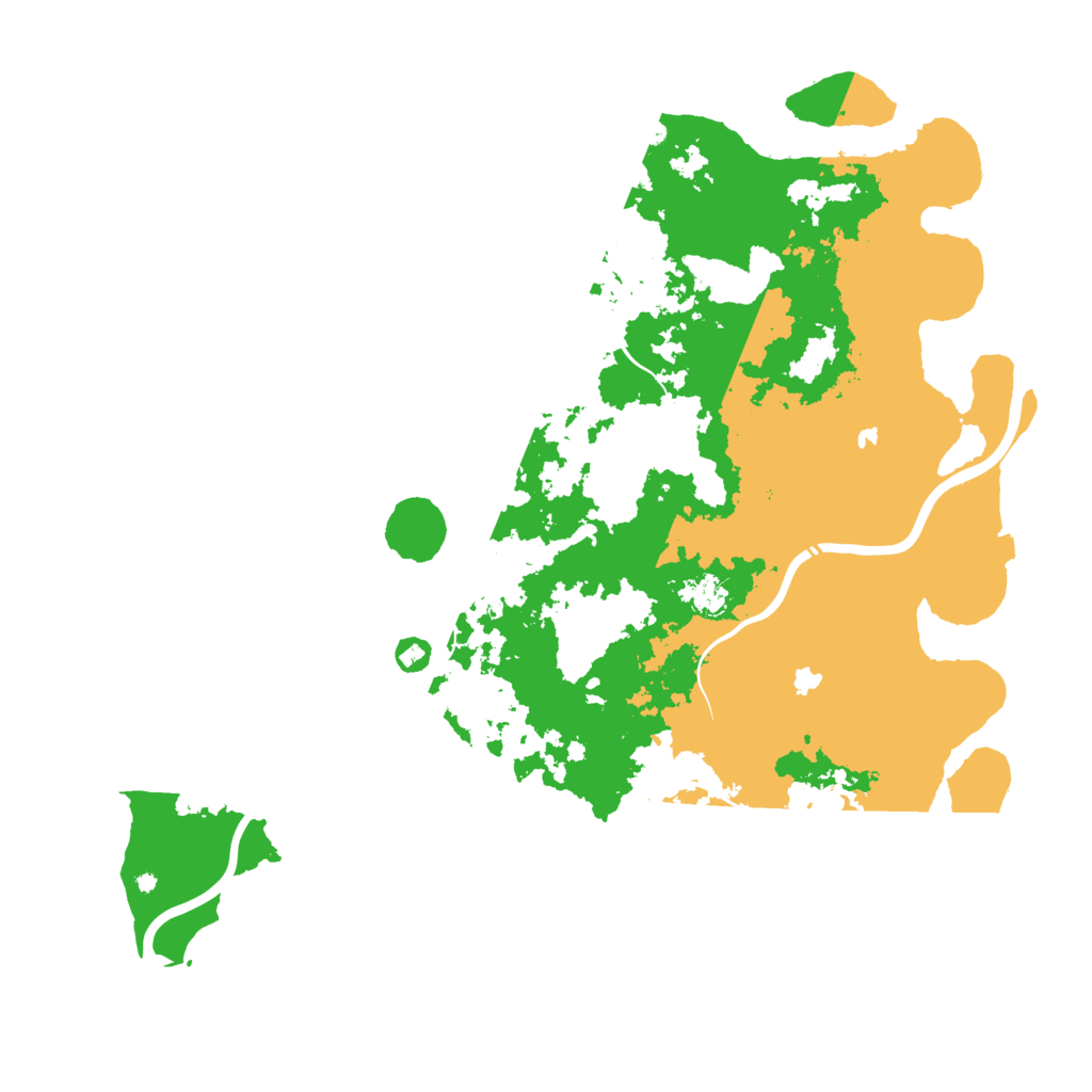 Biome Rust Map: Procedural Map, Size: 5000, Seed: 14310