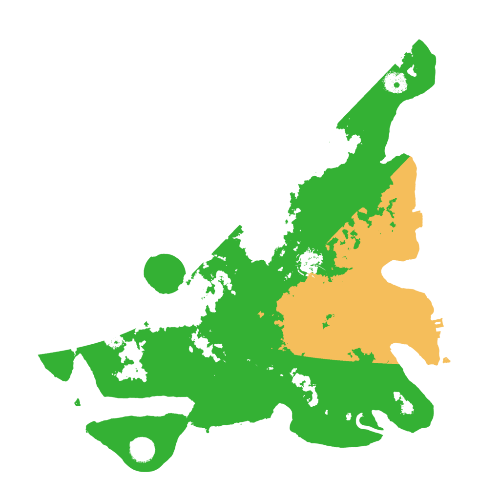 Biome Rust Map: Procedural Map, Size: 3500, Seed: 991409200