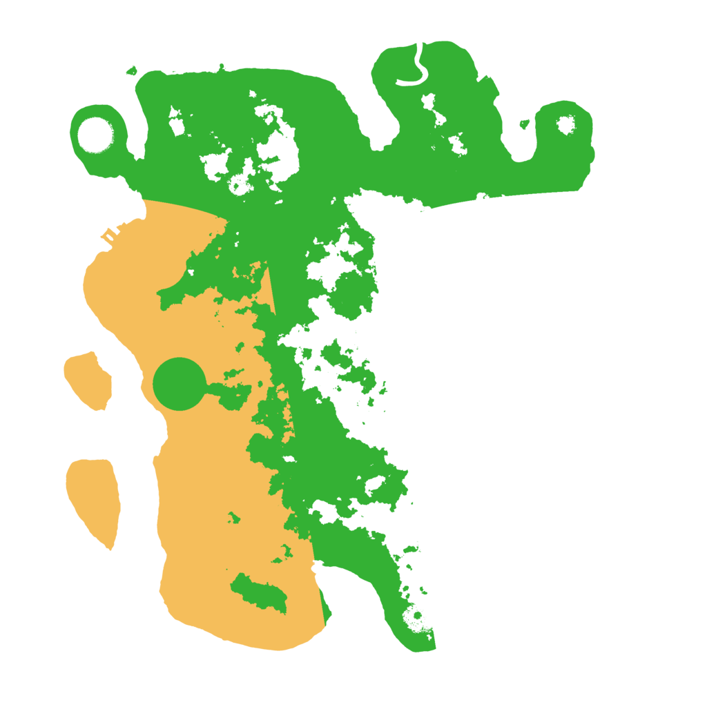 Biome Rust Map: Procedural Map, Size: 3500, Seed: 1262379213