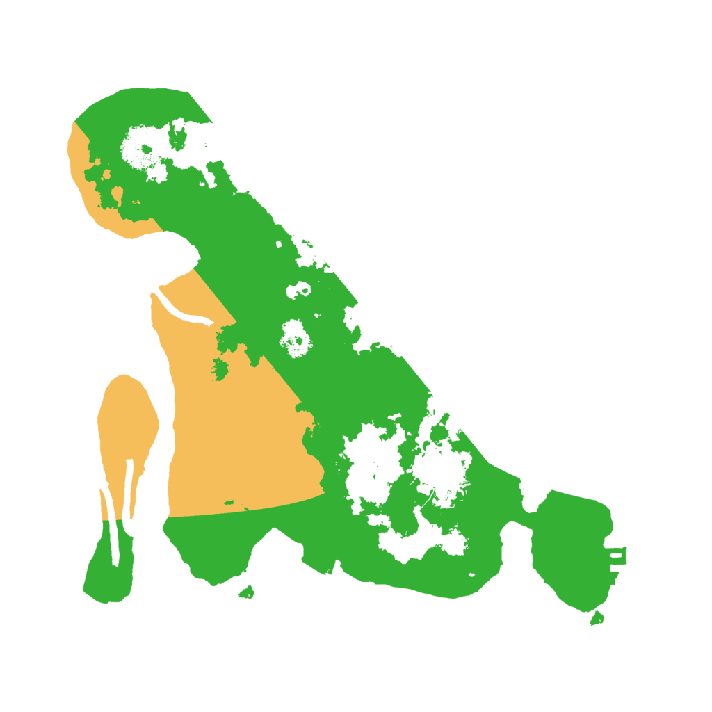 Biome Rust Map: Procedural Map, Size: 2500, Seed: 55602248