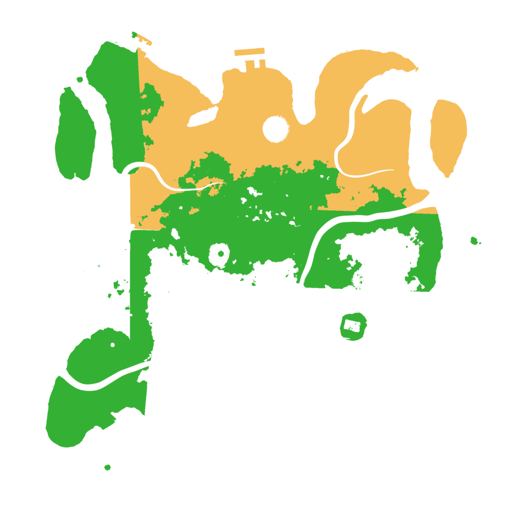 Biome Rust Map: Procedural Map, Size: 3500, Seed: 914793870