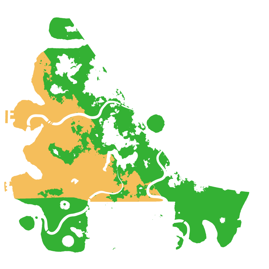 Biome Rust Map: Procedural Map, Size: 4250, Seed: 1664