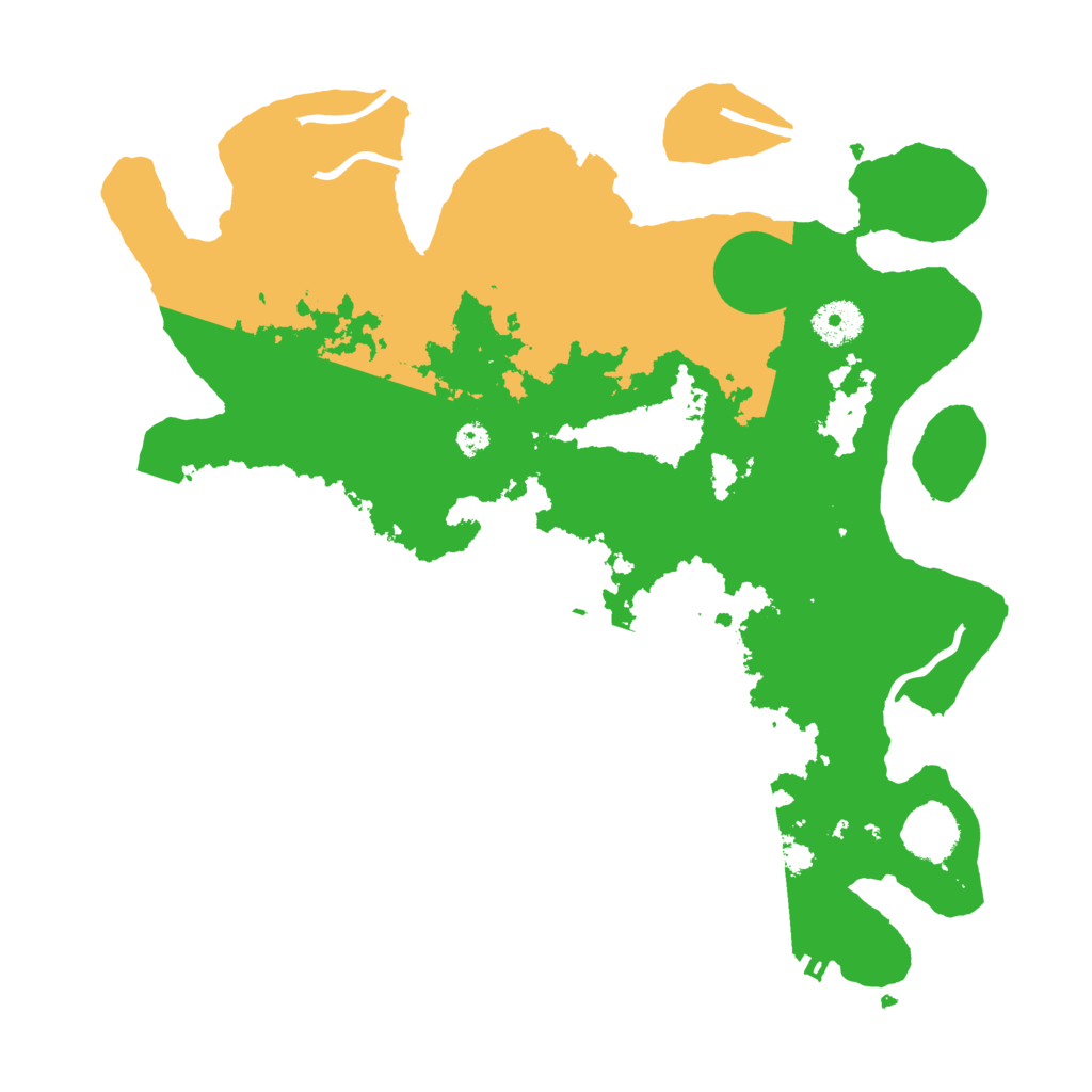 Biome Rust Map: Procedural Map, Size: 3500, Seed: 192584381