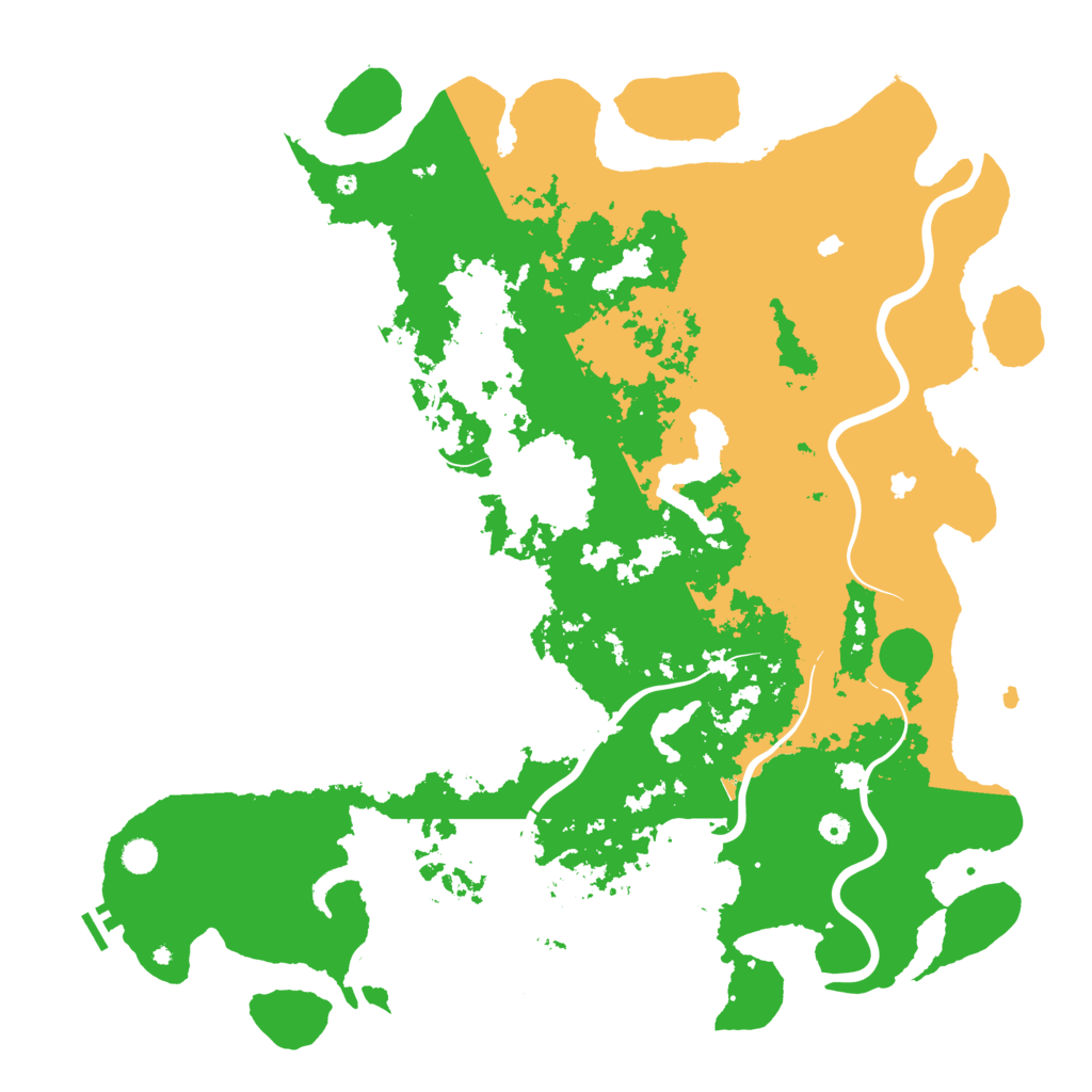 Biome Rust Map: Procedural Map, Size: 5400, Seed: 981645908