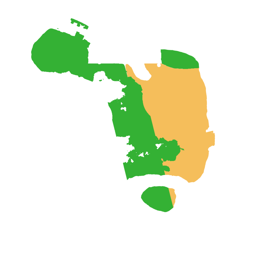 Biome Rust Map: Procedural Map, Size: 2000, Seed: 863600731