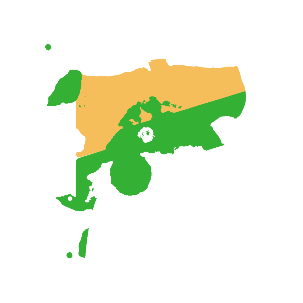 Biome Rust Map: Procedural Map, Size: 2000, Seed: 1190273497