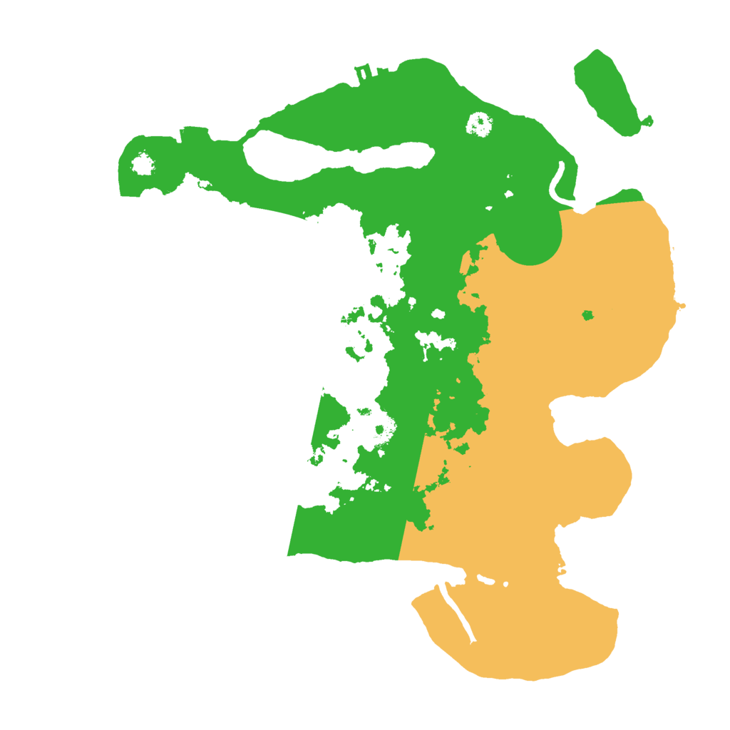 Biome Rust Map: Procedural Map, Size: 3000, Seed: 755834602