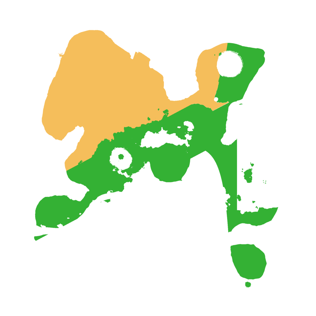 Biome Rust Map: Procedural Map, Size: 2200, Seed: 1561229090