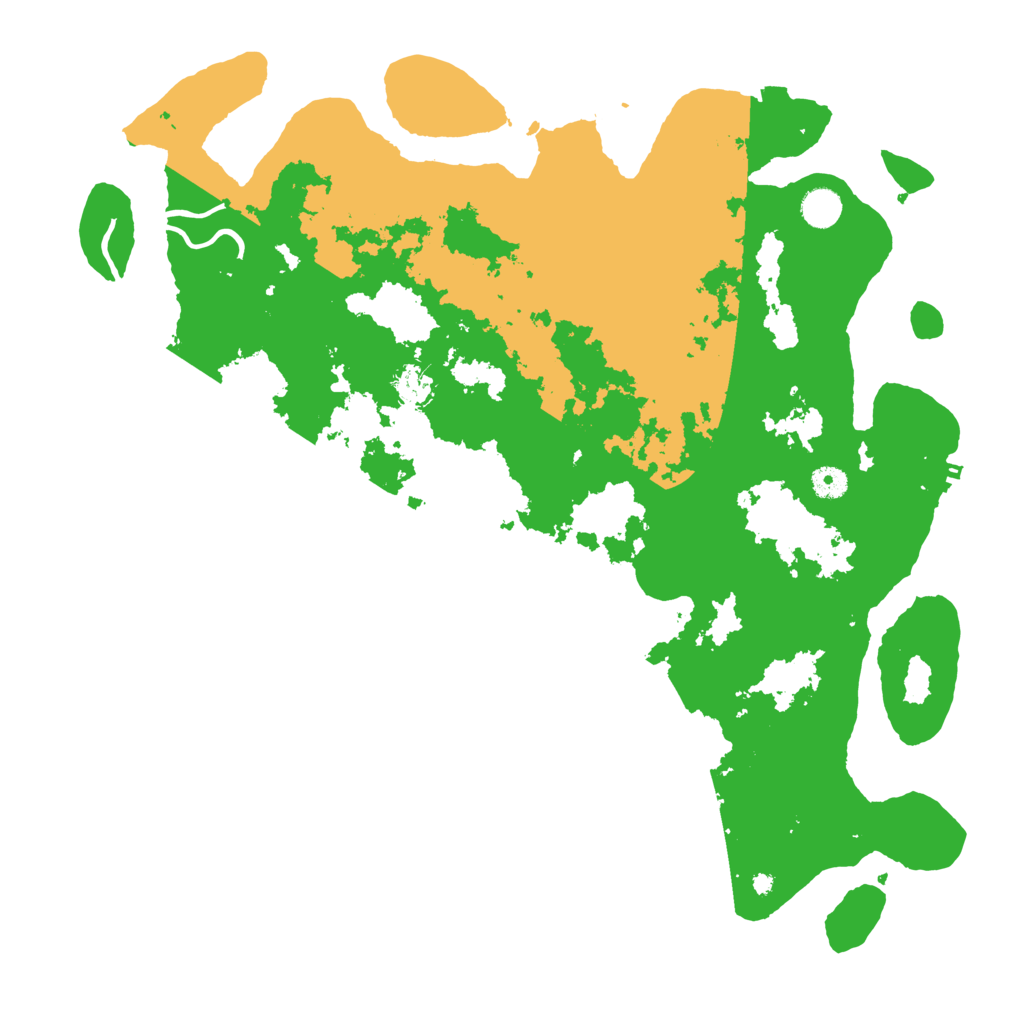 Biome Rust Map: Procedural Map, Size: 4500, Seed: 257738787