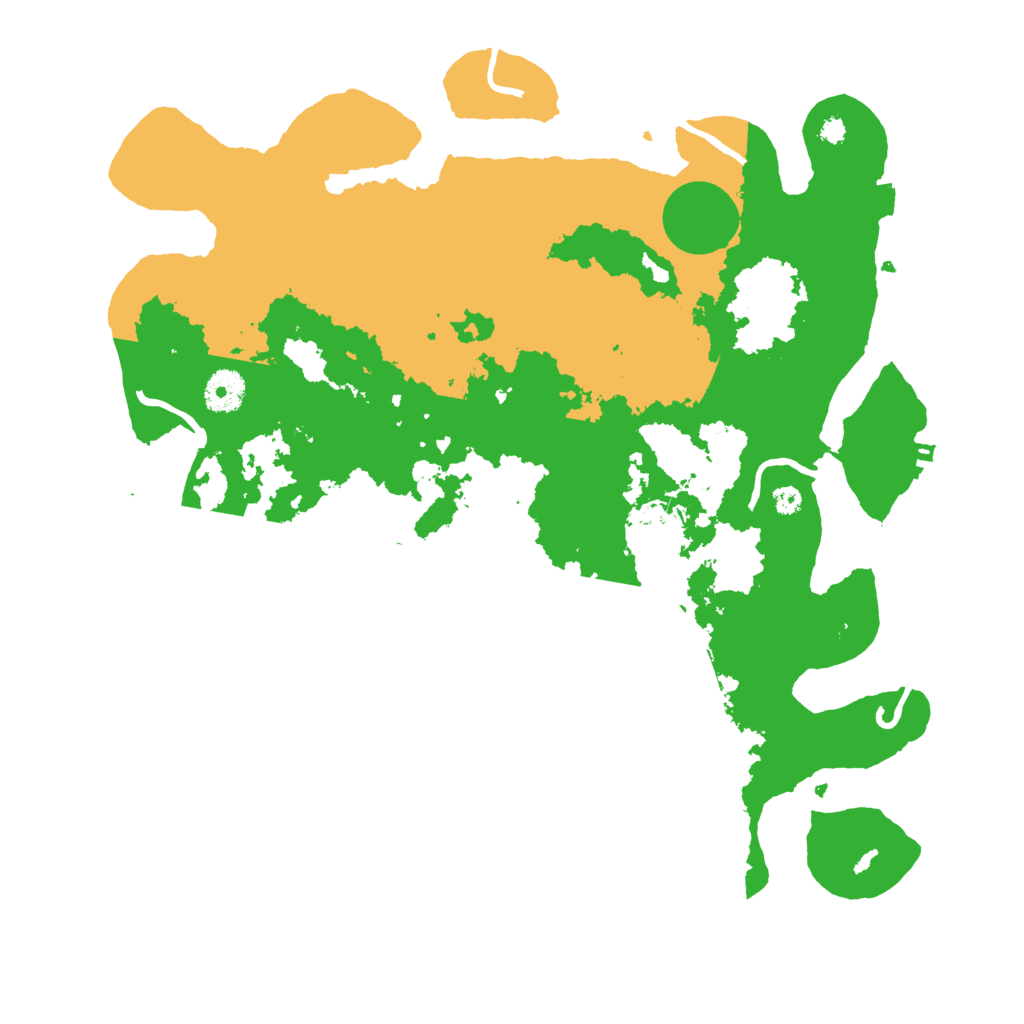Biome Rust Map: Procedural Map, Size: 3700, Seed: 463588788