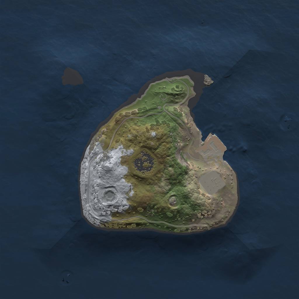 Rust Map: Procedural Map, Size: 1500, Seed: 1016200689, 3 Monuments