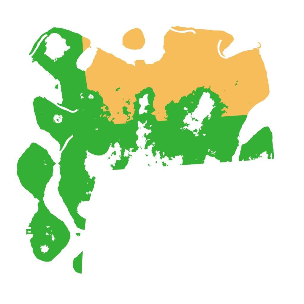 Biome Rust Map: Procedural Map, Size: 3500, Seed: 315161323
