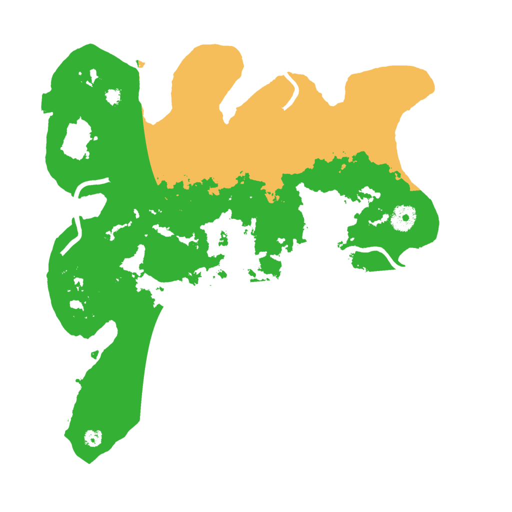 Biome Rust Map: Procedural Map, Size: 3000, Seed: 26493417