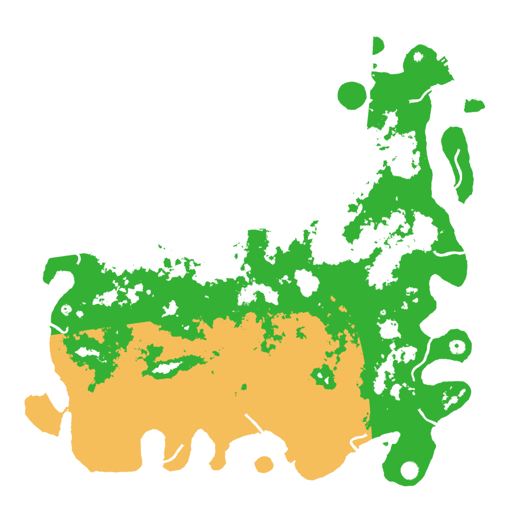 Biome Rust Map: Procedural Map, Size: 5000, Seed: 1415