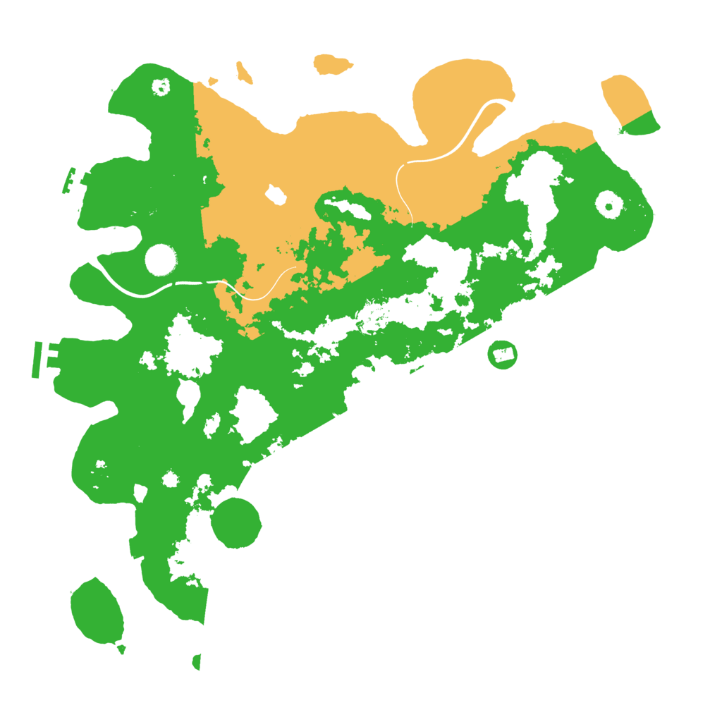 Biome Rust Map: Procedural Map, Size: 4000, Seed: 534534561