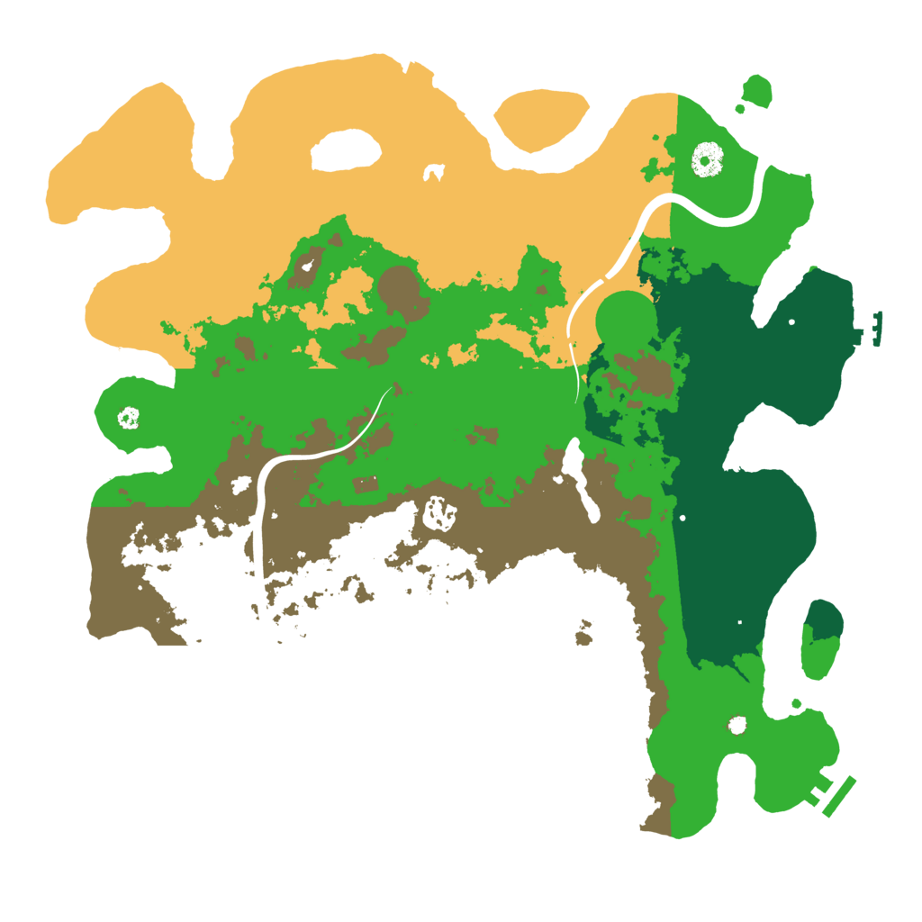 Biome Rust Map: Procedural Map, Size: 4000, Seed: 114645249