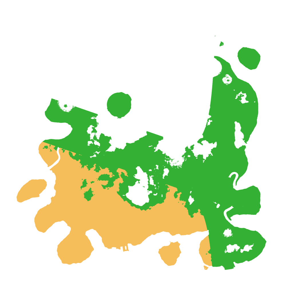 Biome Rust Map: Procedural Map, Size: 3200, Seed: 324101101