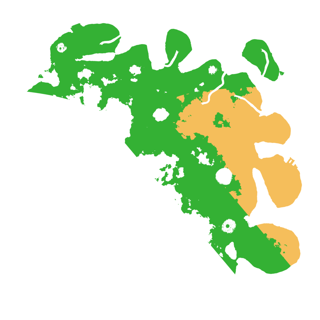 Biome Rust Map: Procedural Map, Size: 3500, Seed: 2112319907