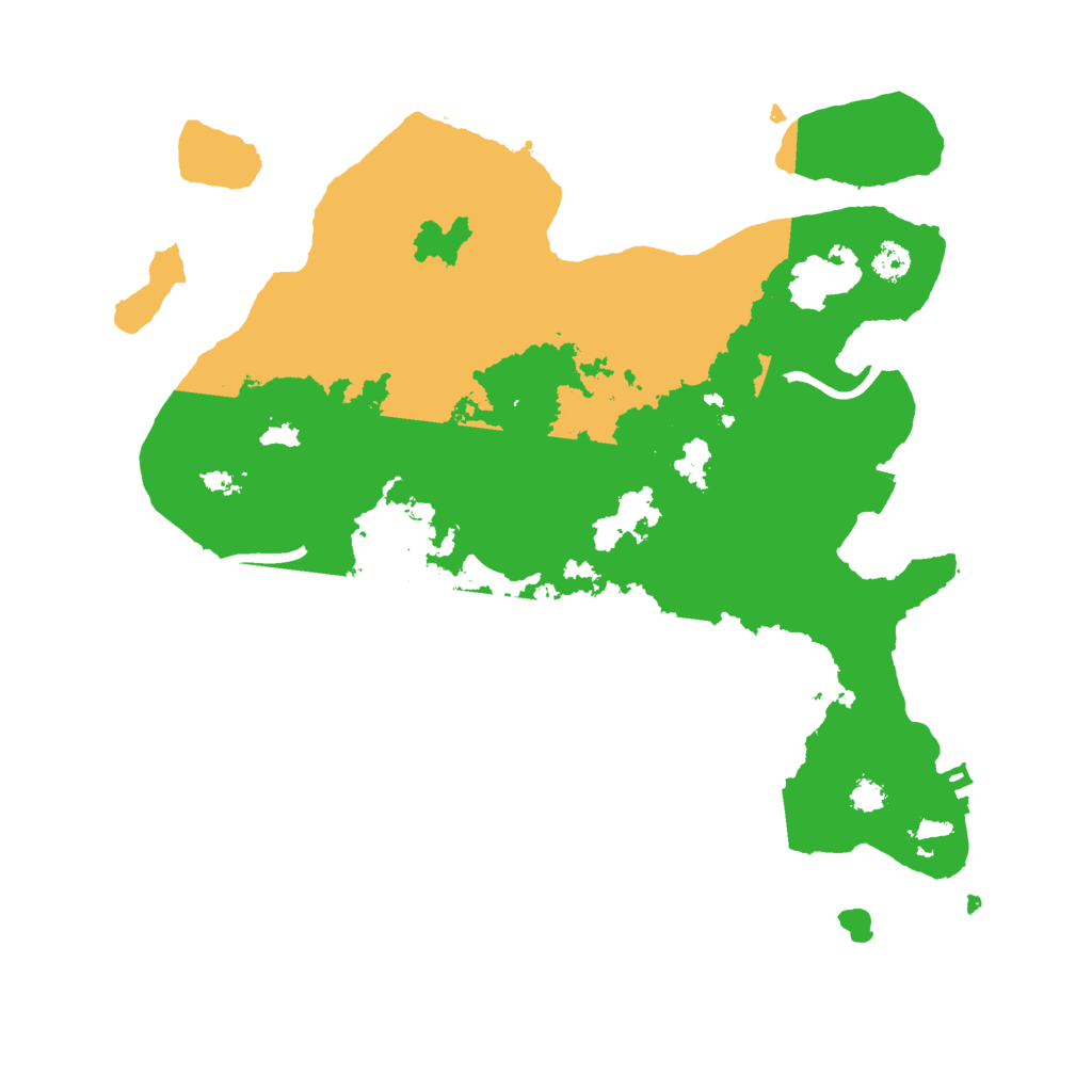 Biome Rust Map: Procedural Map, Size: 3000, Seed: 1215493006