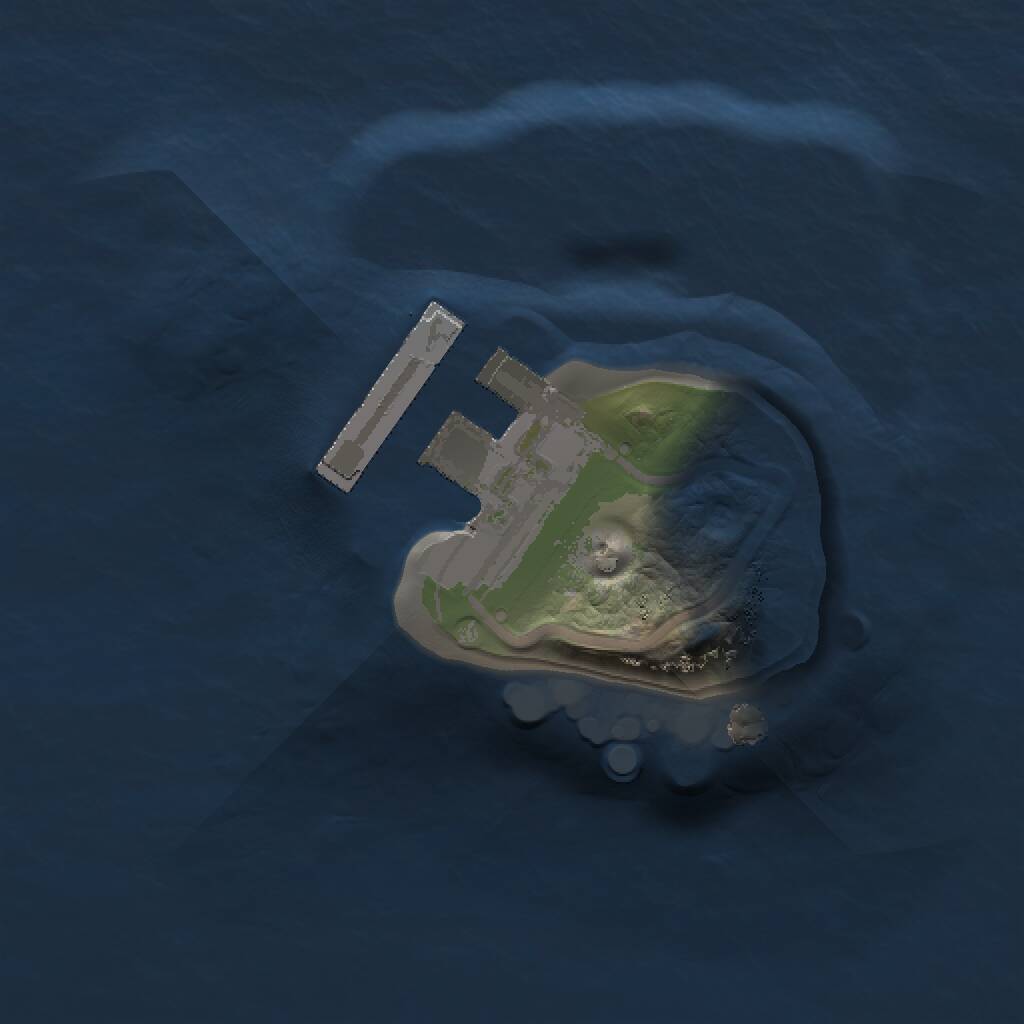 Rust Map: Procedural Map, Size: 1000, Seed: 51612000, 2 Monuments