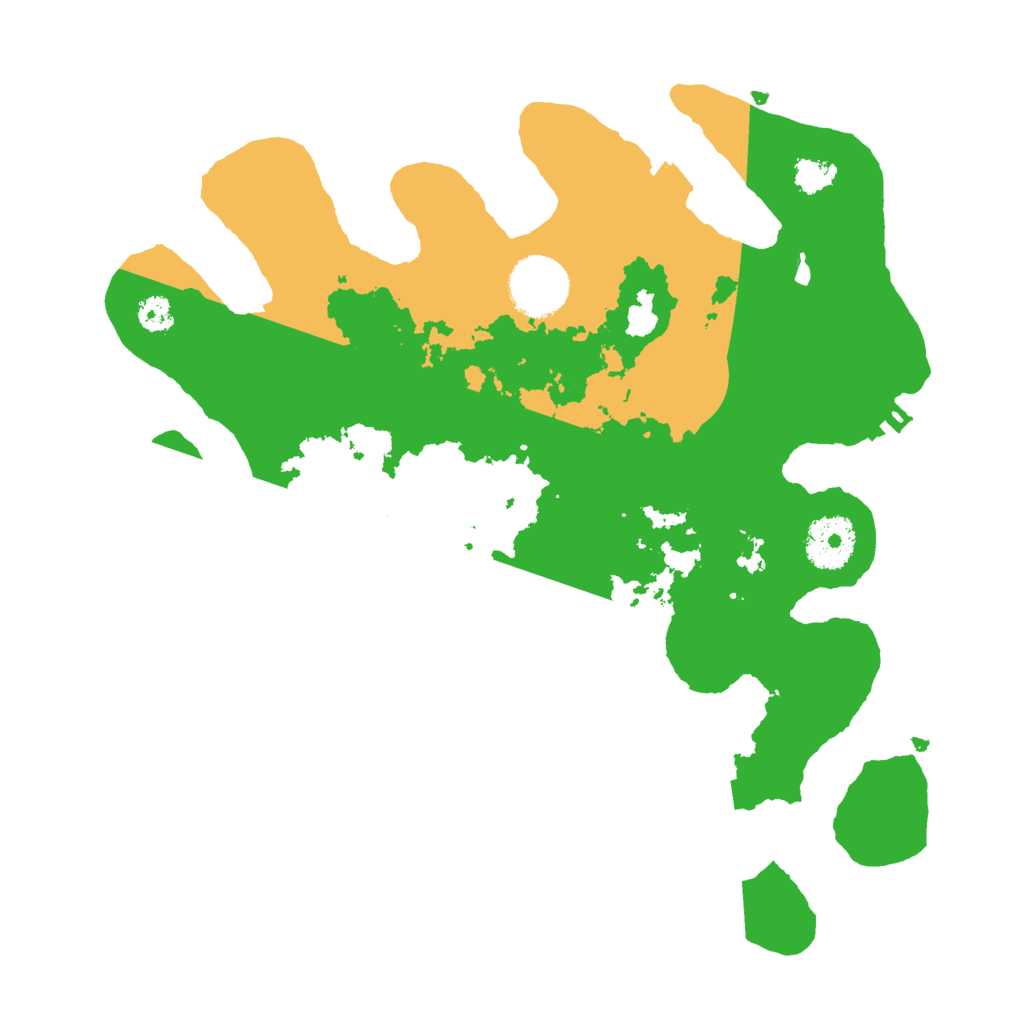 Biome Rust Map: Procedural Map, Size: 3000, Seed: 6546156