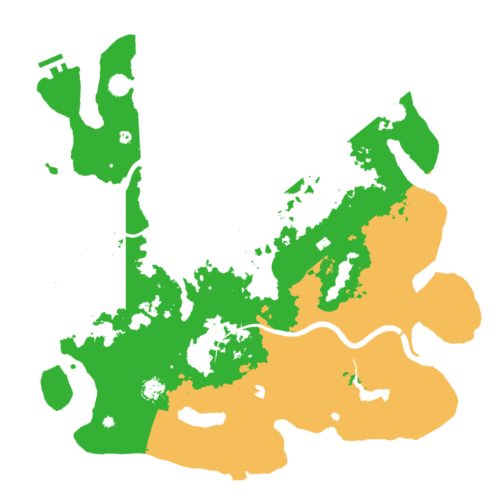 Biome Rust Map: Procedural Map, Size: 4000, Seed: 8768764