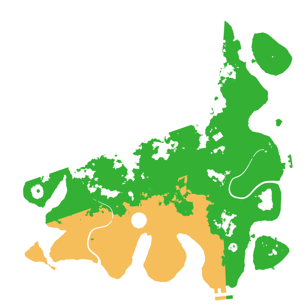 Biome Rust Map: Procedural Map, Size: 3500, Seed: 1720043333