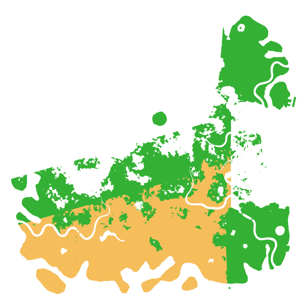 Biome Rust Map: Procedural Map, Size: 6000, Seed: 44183456