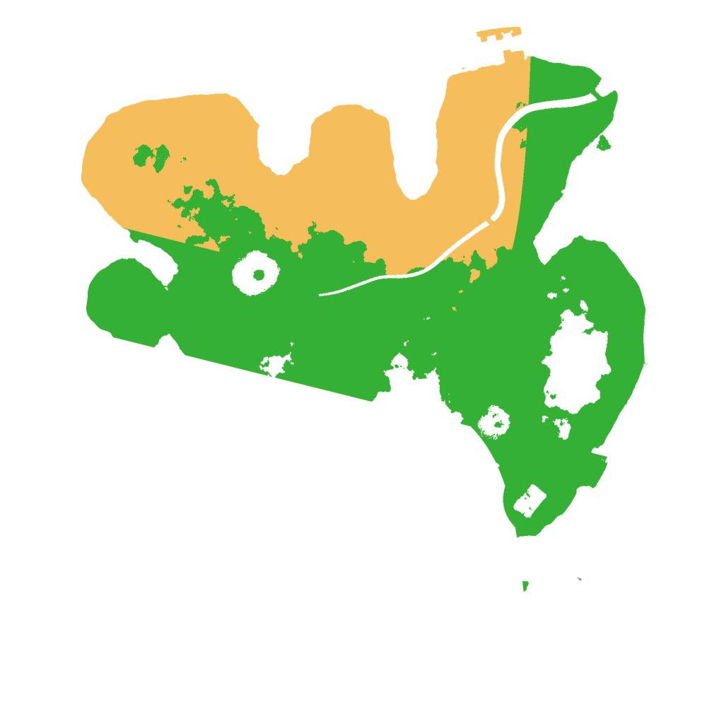 Biome Rust Map: Procedural Map, Size: 2500, Seed: 7837614