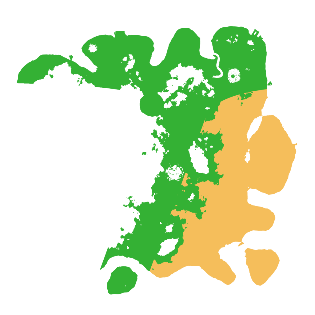 Biome Rust Map: Procedural Map, Size: 3500, Seed: 6056