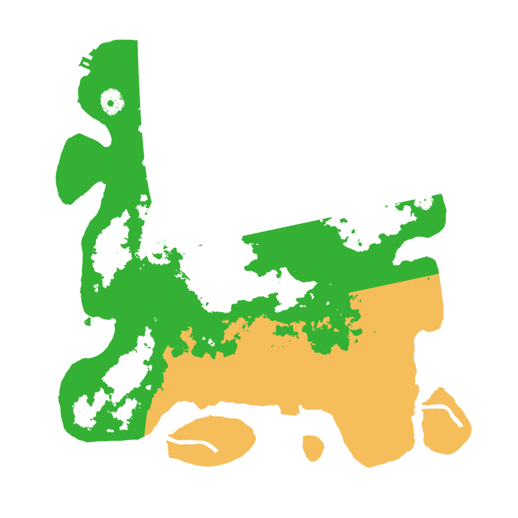 Biome Rust Map: Procedural Map, Size: 3200, Seed: 14526320