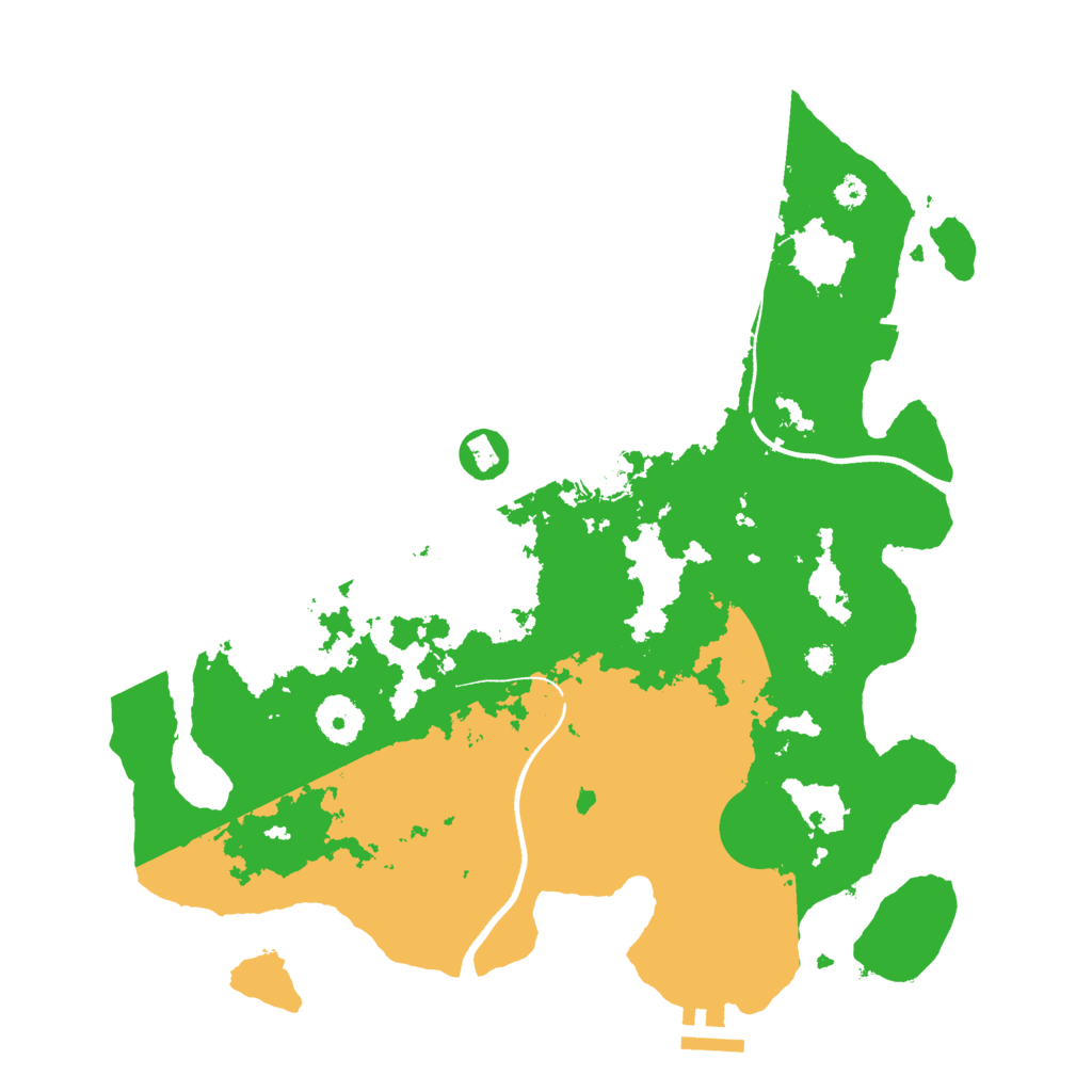 Biome Rust Map: Procedural Map, Size: 3500, Seed: 933374867