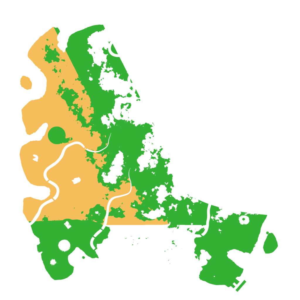 Biome Rust Map: Procedural Map, Size: 4500, Seed: 7588432