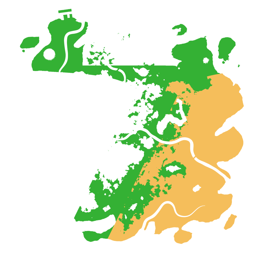 Biome Rust Map: Procedural Map, Size: 4000, Seed: 9350